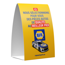 Chevalet de comptoir