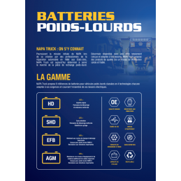Brochure batterie truck - vendu par lot de 50 pcs